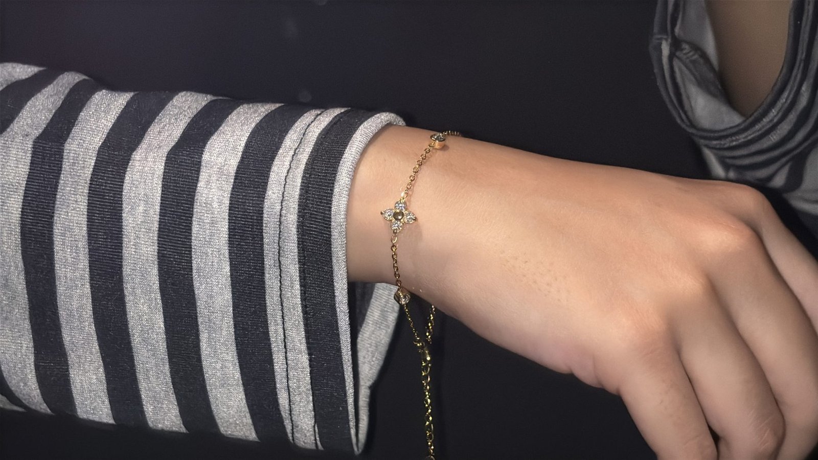 Gold Quatrefoil Bracelet